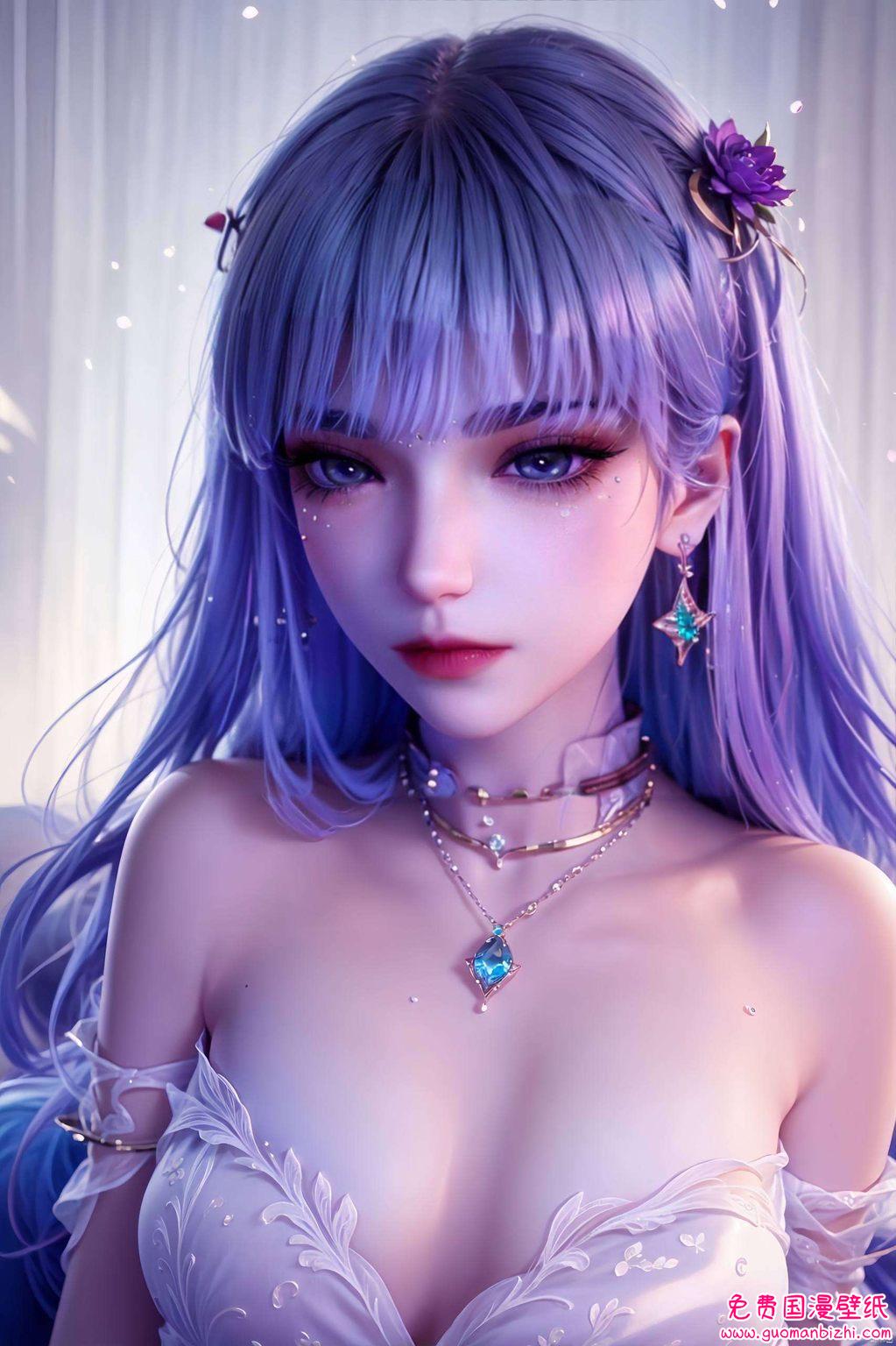 在炫彩壁纸的完美像素世界里成为了国漫女神的代表