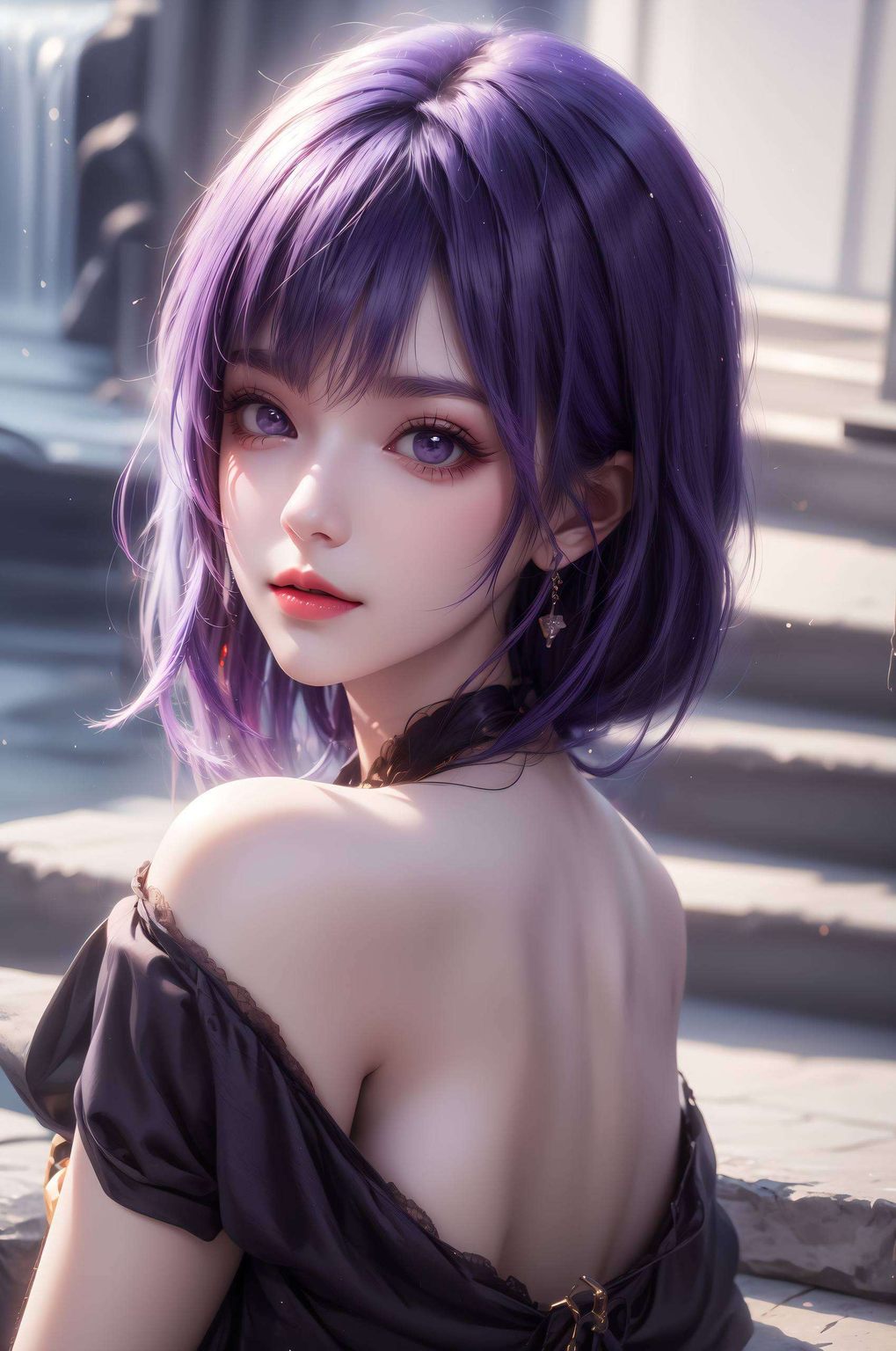 既有着东方古典的韵味那如梦似幻的玄幻国漫《神印王座》中的绝世美女