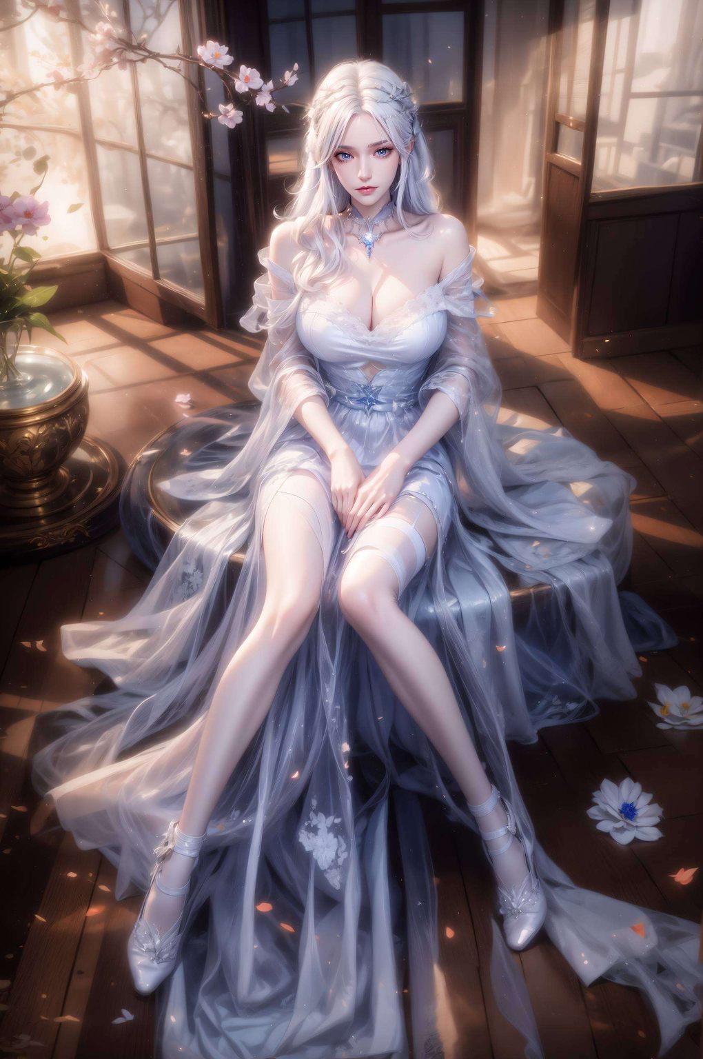 仿佛国漫中的女神之光更是无数动漫迷心中的梦幻女神