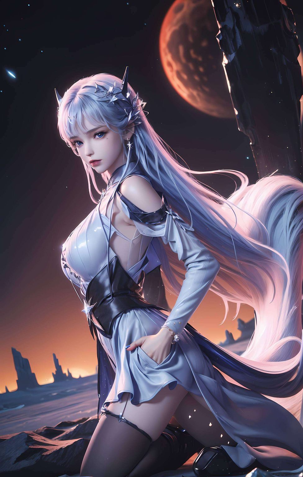 今天给大家带来一款超级炫彩的圣采儿壁纸让你的ipad瞬间变身神印王座的奇幻世界！这位国漫女神不仅美得让人心动