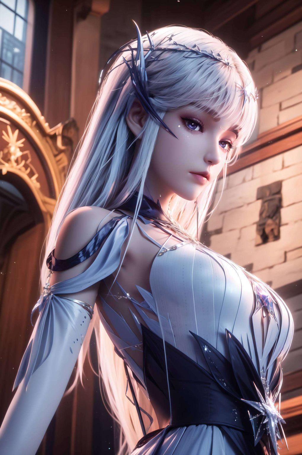 她那双复明的眼睛每一次注视