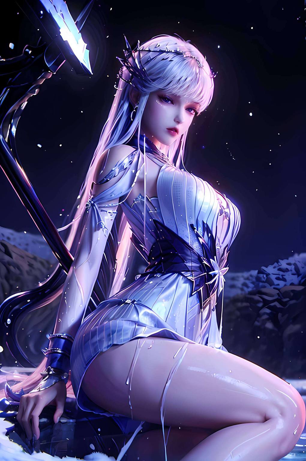 宛若凌波仙子踏尘而来细观其容