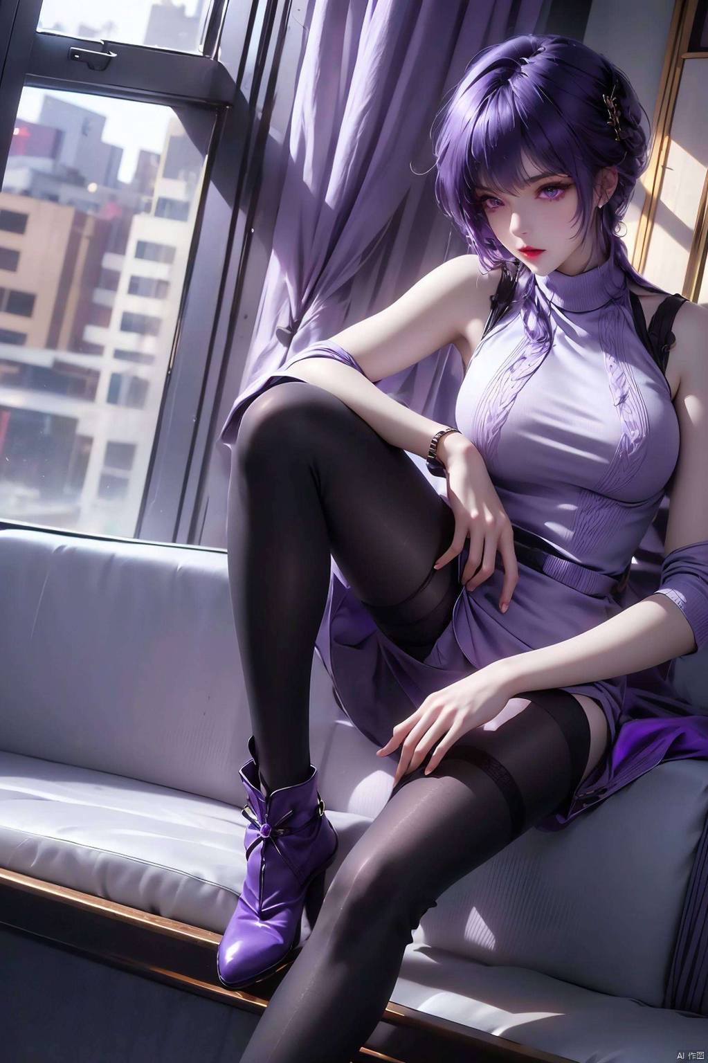 可是国漫界的女神级人物哦！她的美眸电力十足各位小可爱
