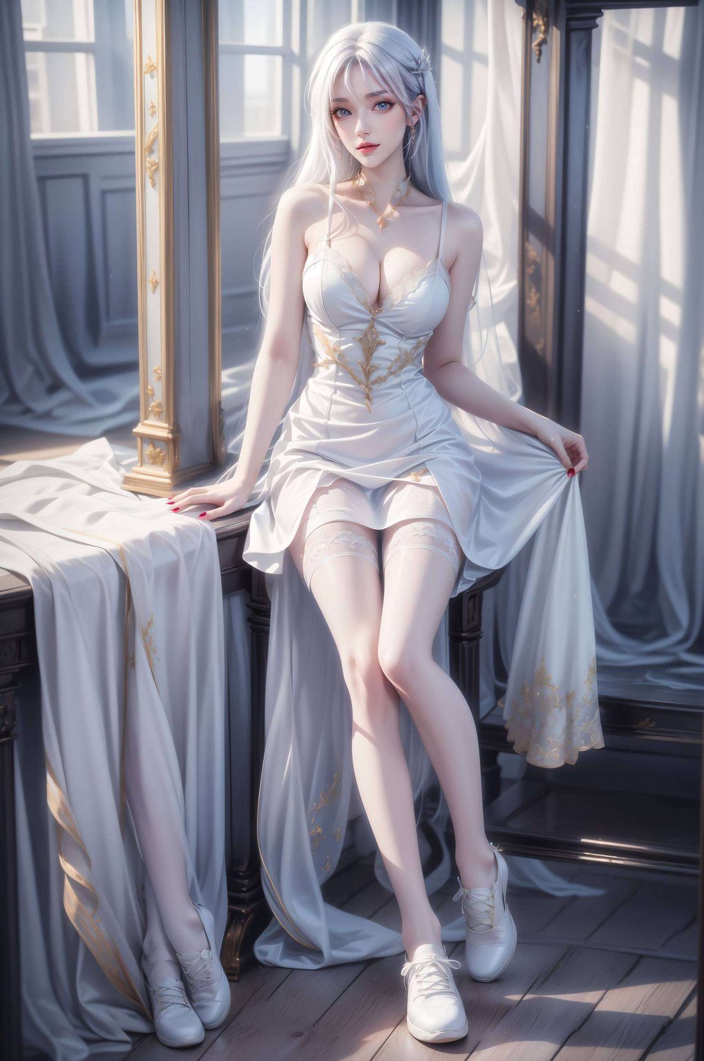 嘿今天给大家带来一位国漫界的甜美女神——圣采儿！她是《神印王座》里的温柔女孩