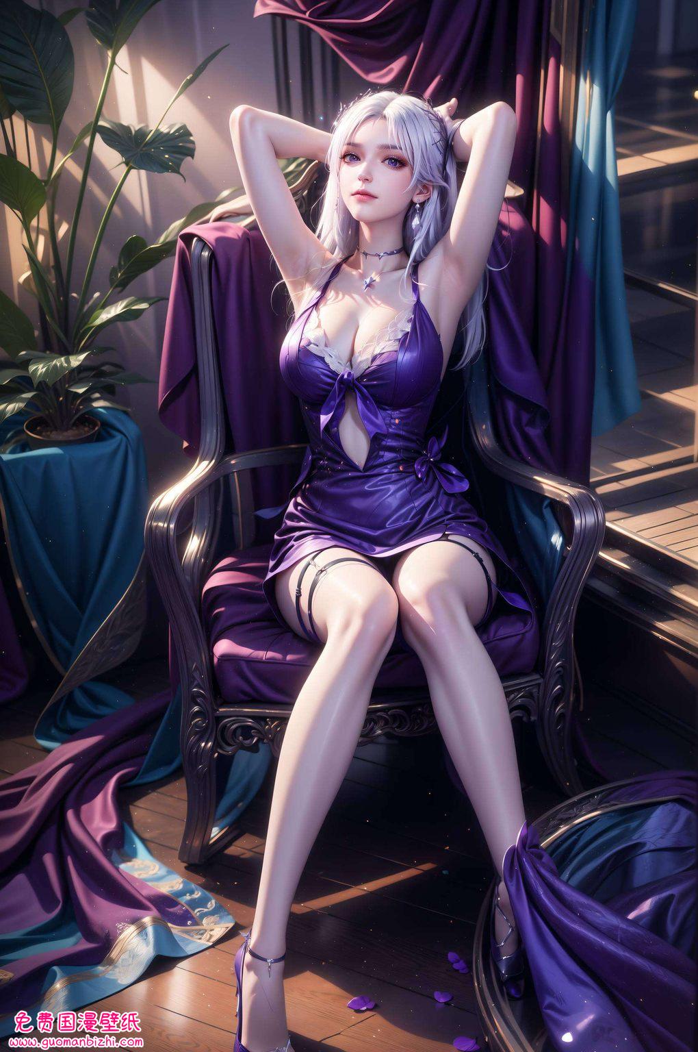 一袭轻衣动漫女神的光环