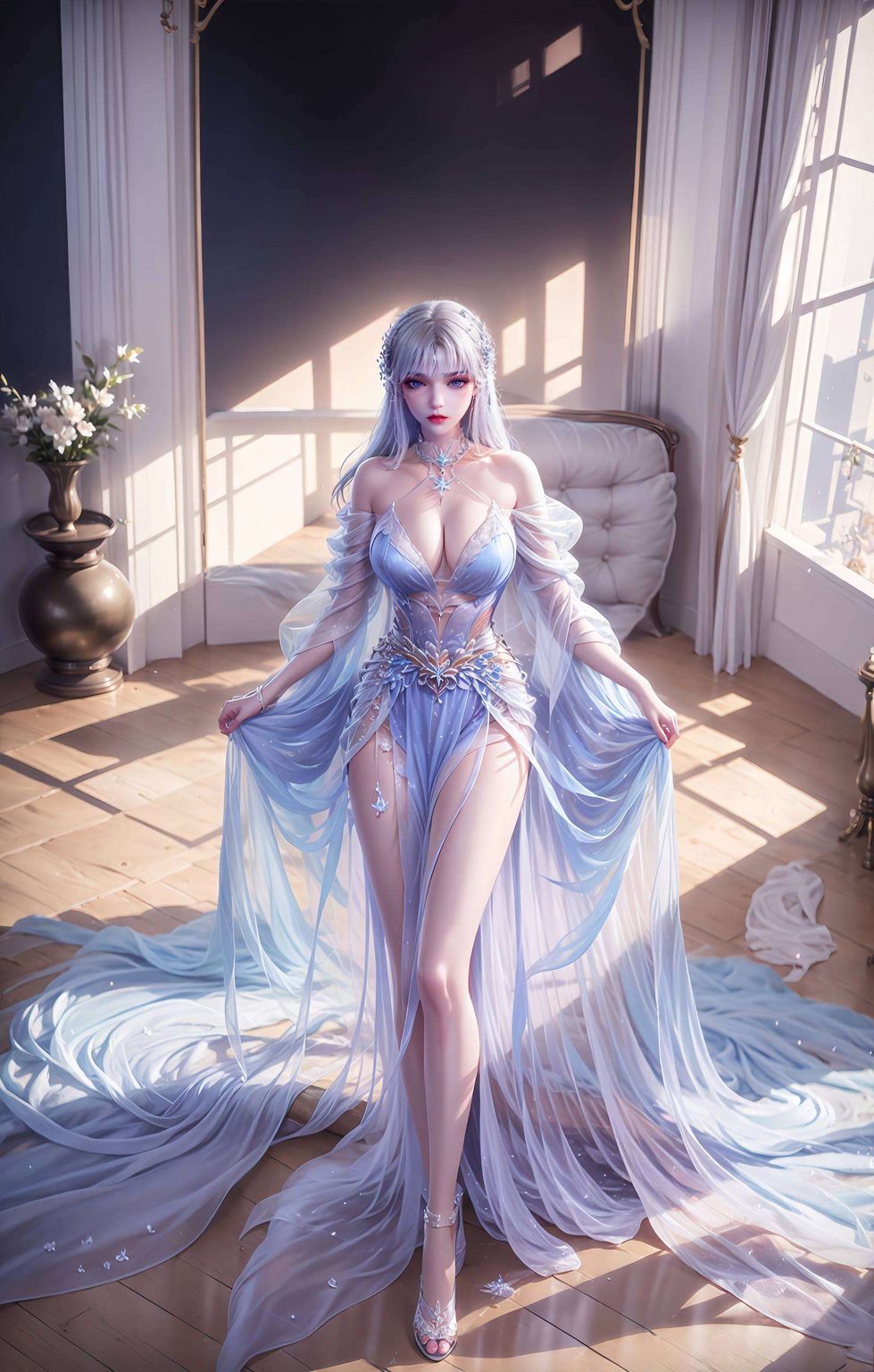 在绚丽的光影交织中她是《神印王座》中的国漫女神