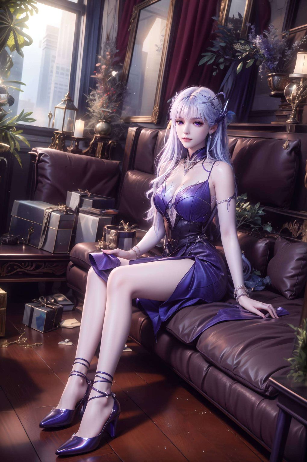 每一款都是不可多得的国漫壁纸瑰宝!快来挑选你的心头好我们得见见那位飘逸如仙、美艳动人的圣采儿