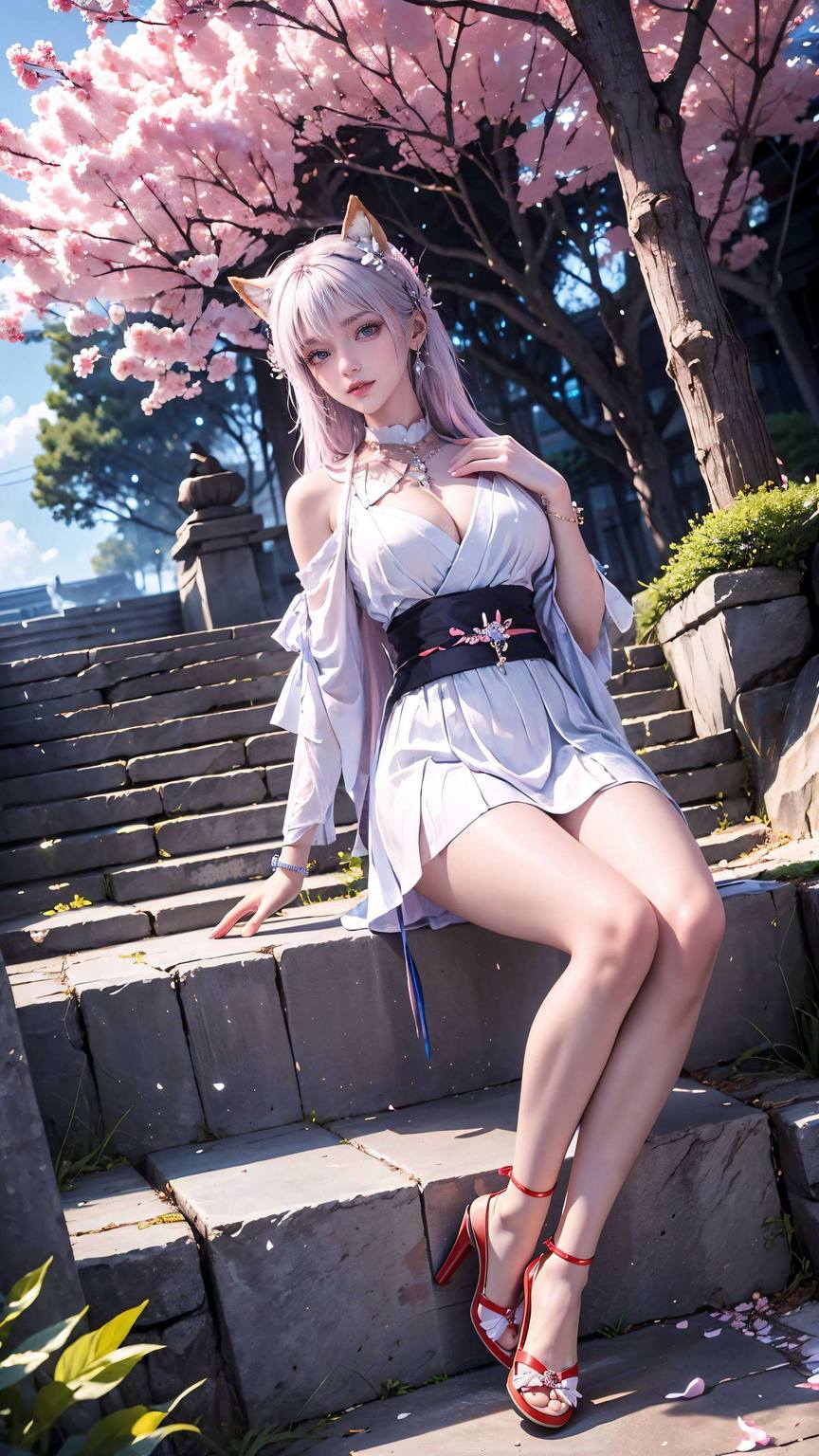 如梦似幻地映入眼帘圣采儿以其国漫女神的独特魅力