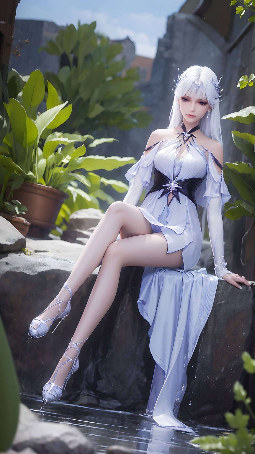 嘿今天给大家带来一组超可爱的国漫女神壁纸素材哦！🎉 瞧瞧这位动态壁纸里的圣采儿