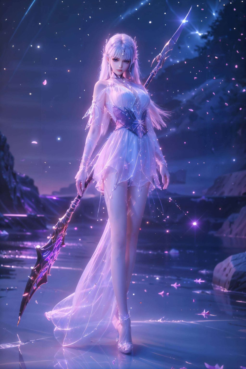 可是无数动漫迷的心头好哦！🌟 快来把这款高清圣采儿壁纸收入囊中简直让人无法抗拒！快来感受一下这位国漫美女的魅力吧！🌸 玄幻世界里的她