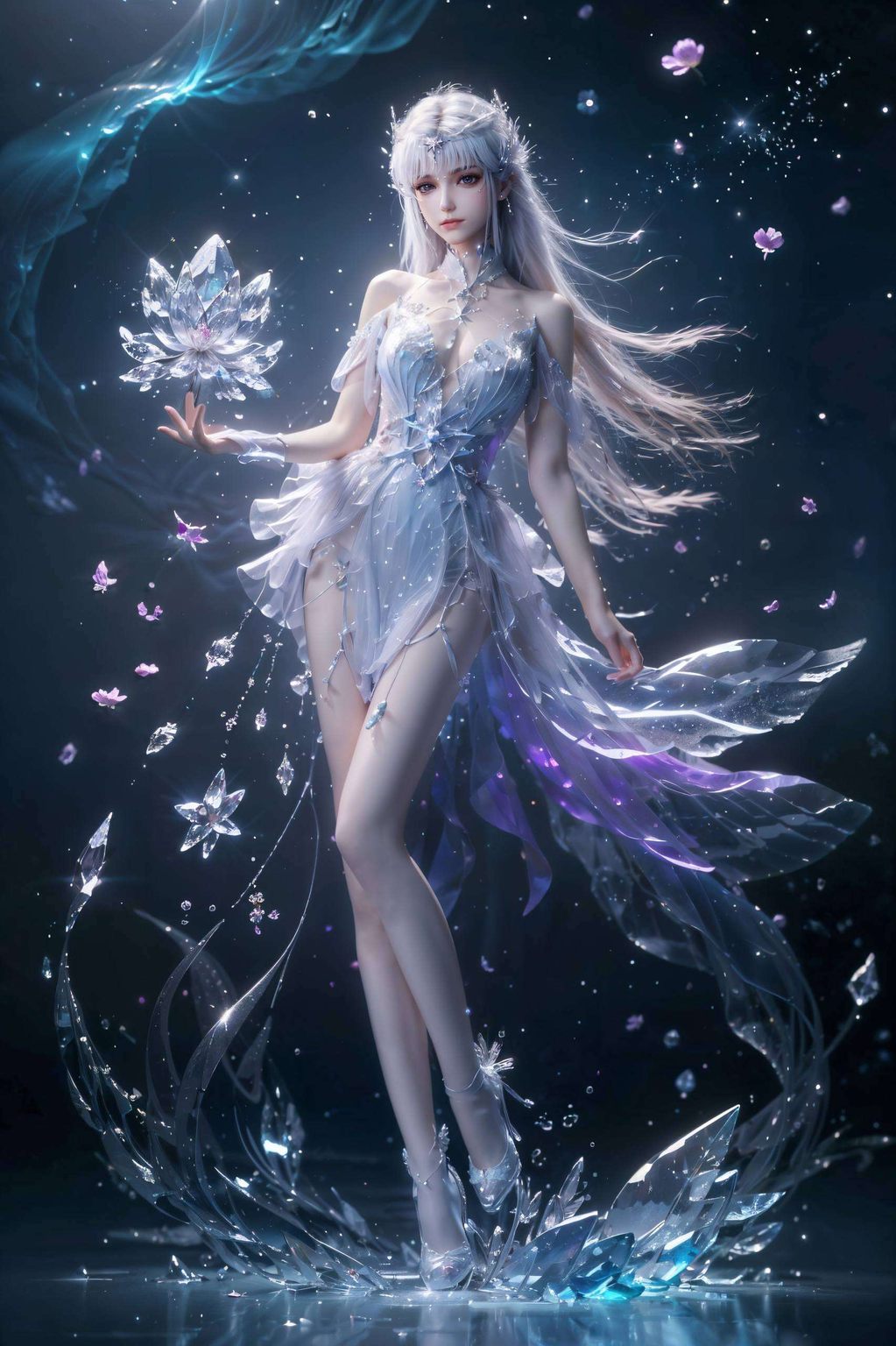 望着她那动画高清壁纸上的倩影她是《神印王座》中的瑰丽星辰