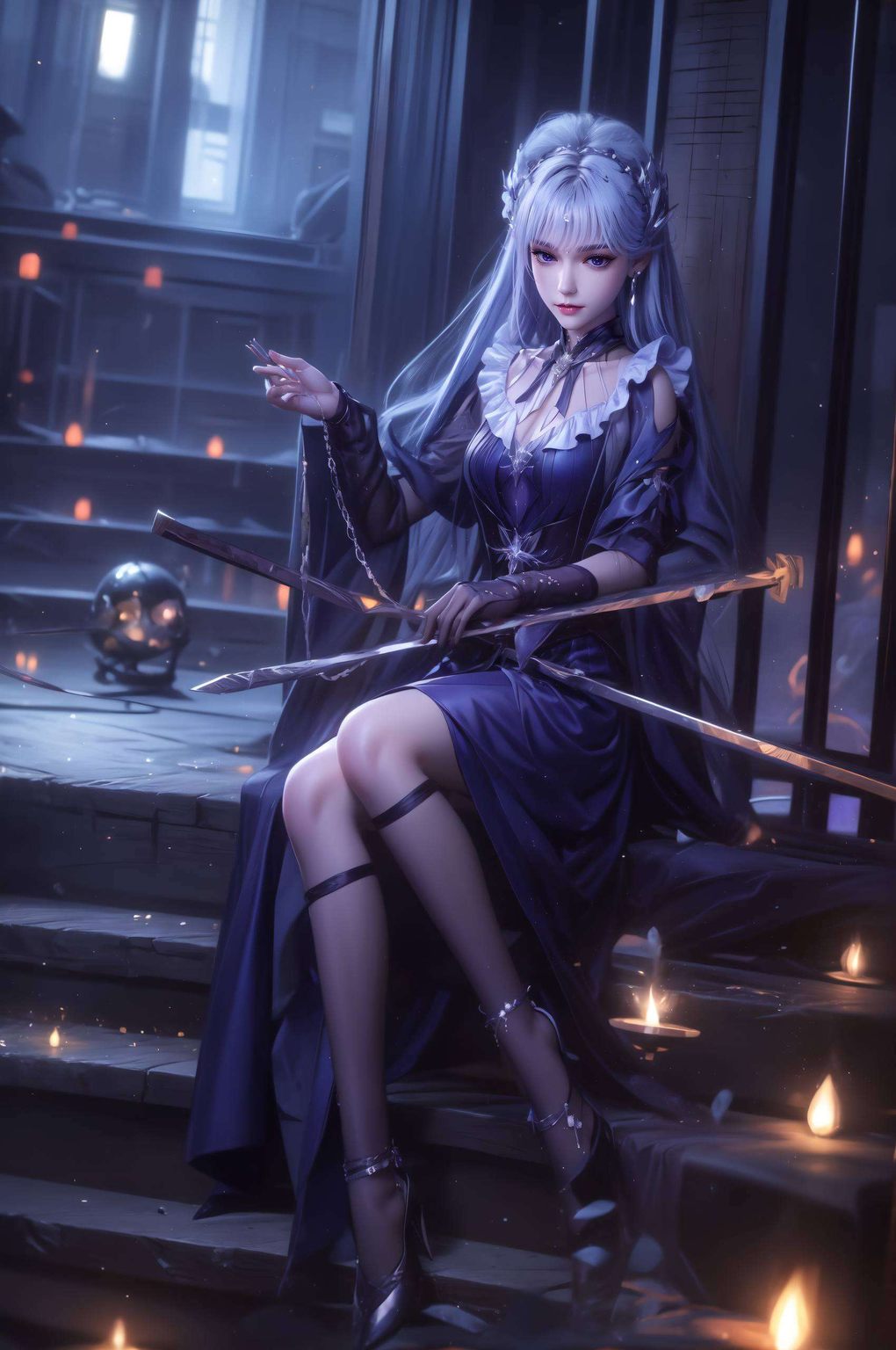 且看那圣采儿与龙皓宸的动态壁纸宛若仙境中的佳丽