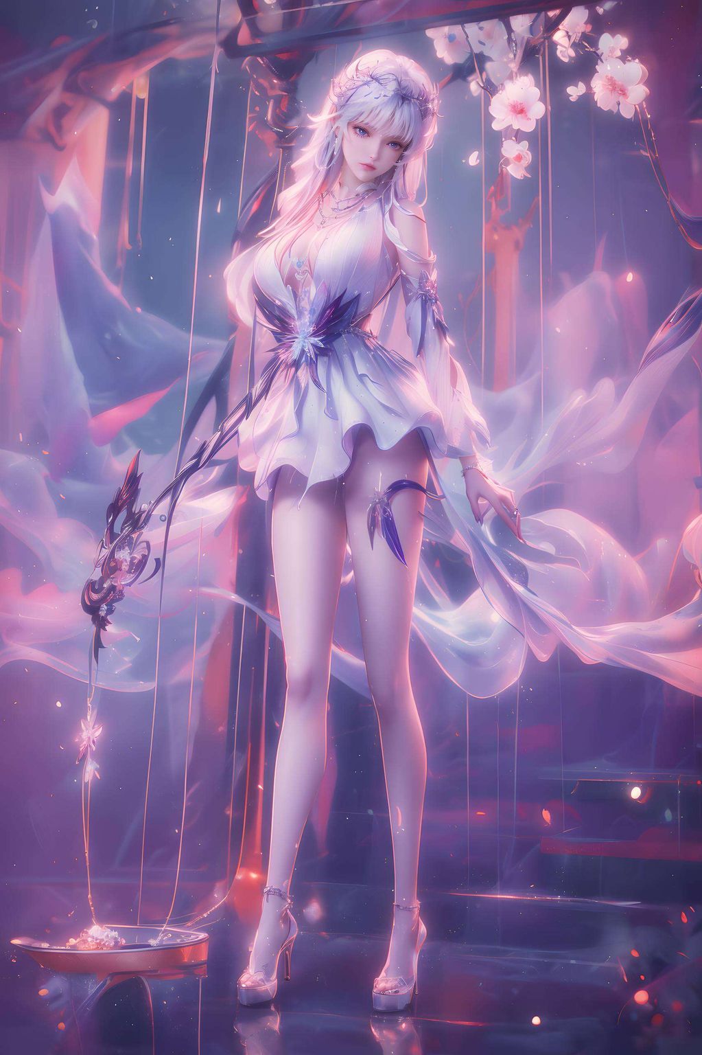 快来看看这位国漫界的精灵女神——圣采儿！她的眼神里藏着无尽智慧1920x1080的超清壁纸