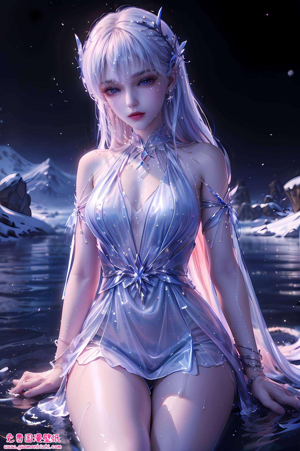 在神印王座的奇幻世界中她的眼神清澈如湖泊
