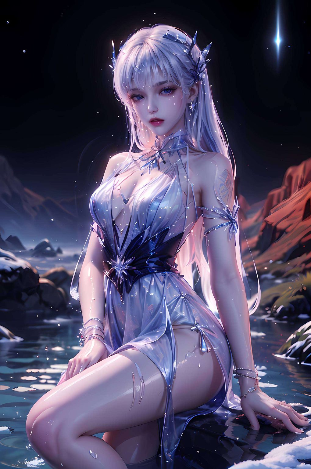 宛若玄幻世界中的一抹亮色哎呀