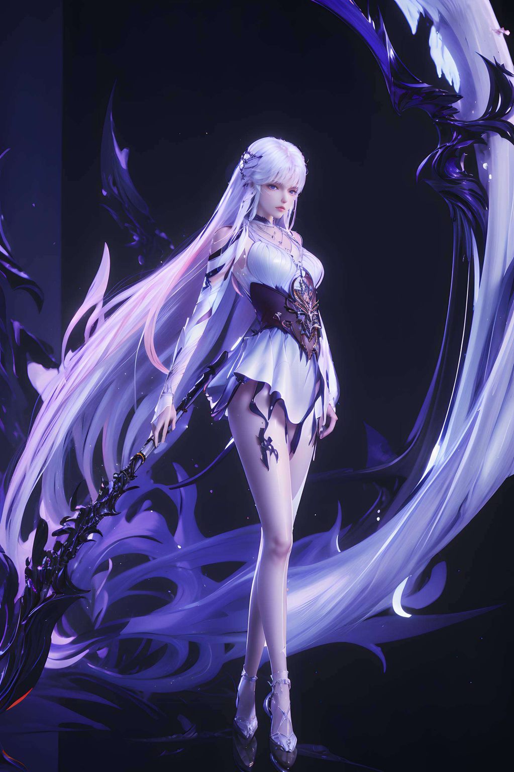 此乃国漫《神印王座》之绝世佳人细腻至极