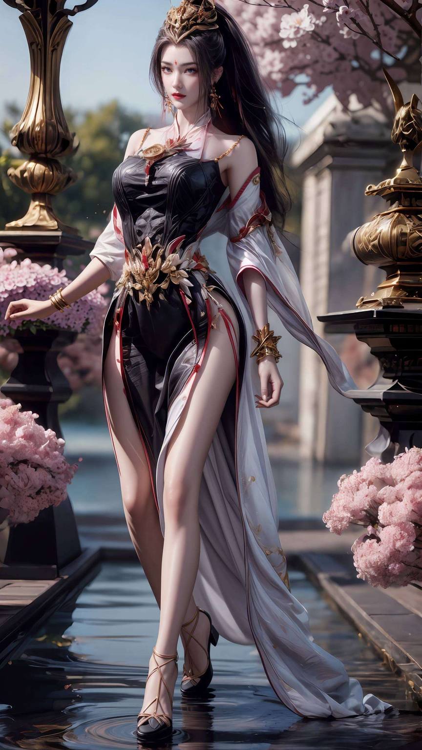 她的高清壁纸ai素材来了正是那位美艳绝伦、神秘莫测的动漫女神——酒玖师叔