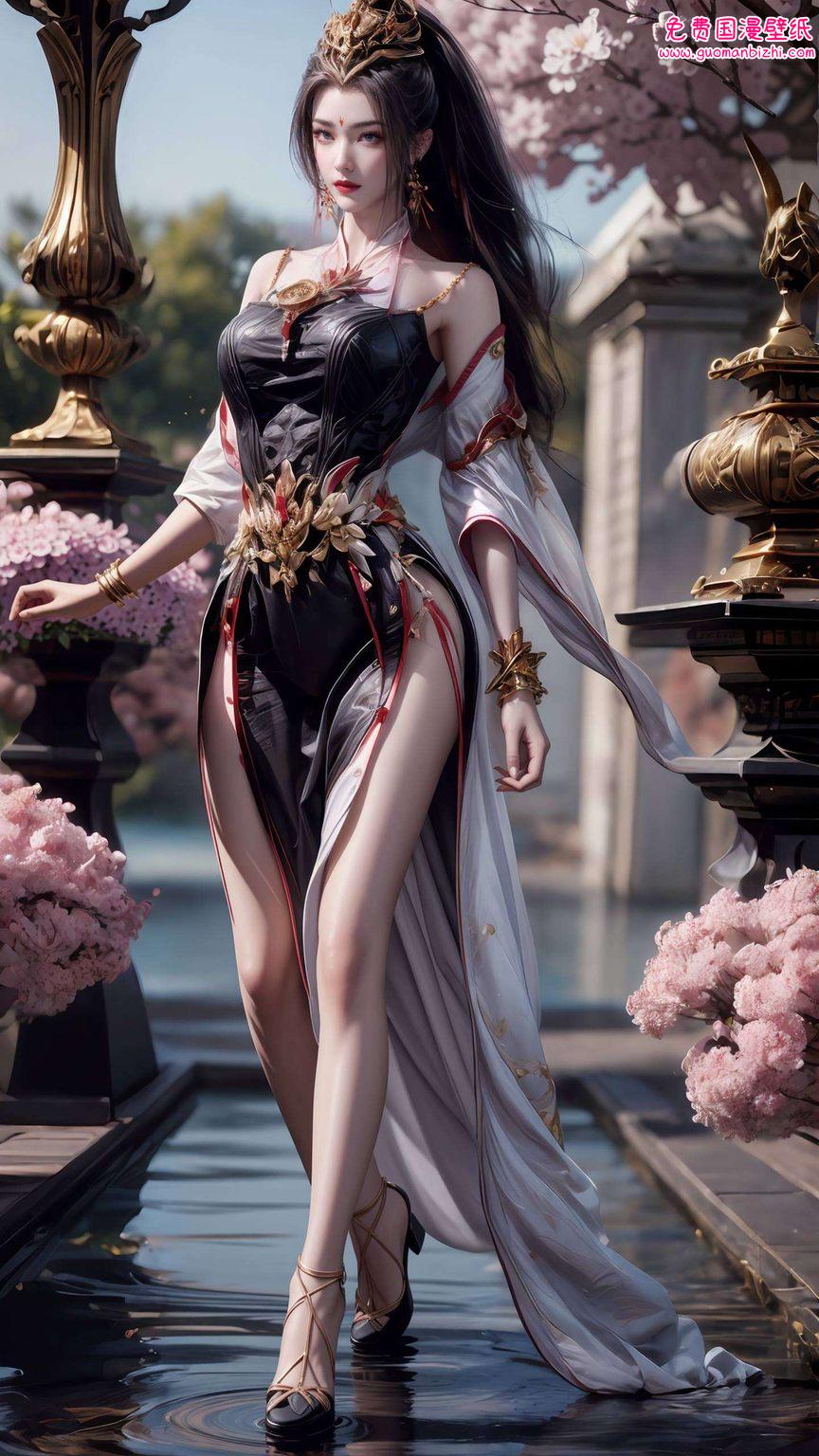 你看看这高清壁纸今天给大家带来一款超级养眼的国漫女神壁纸哦！这位酒玖师叔的新造型