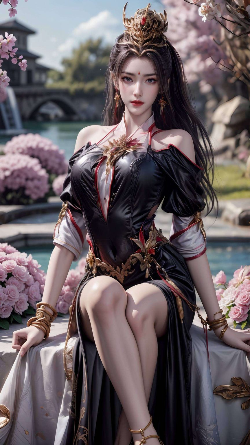 她是动漫美女中的佼佼者穿梭于古风画卷