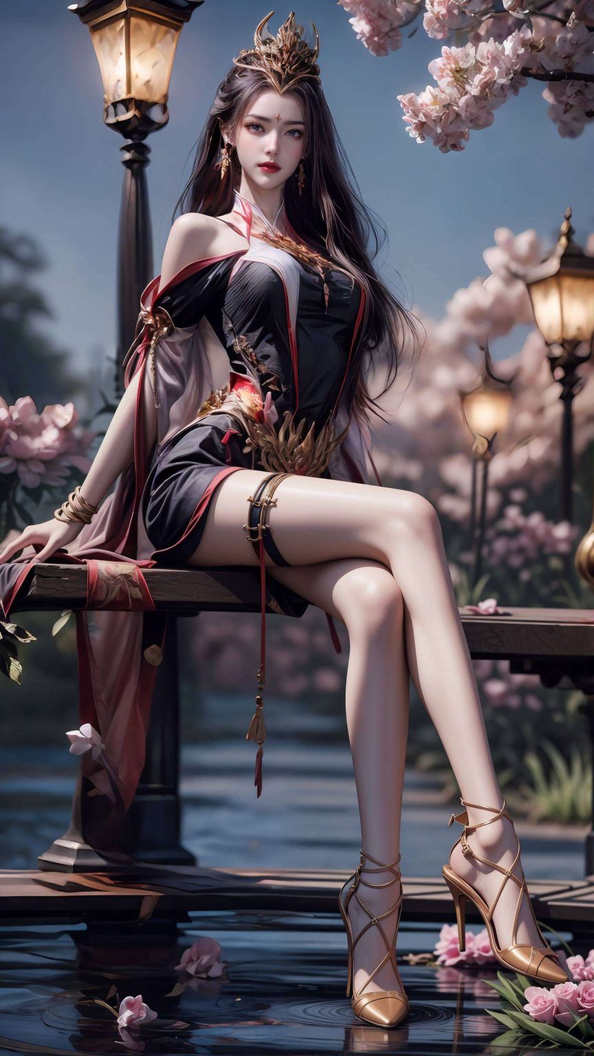 她的身影让人在动漫美女的倩影中