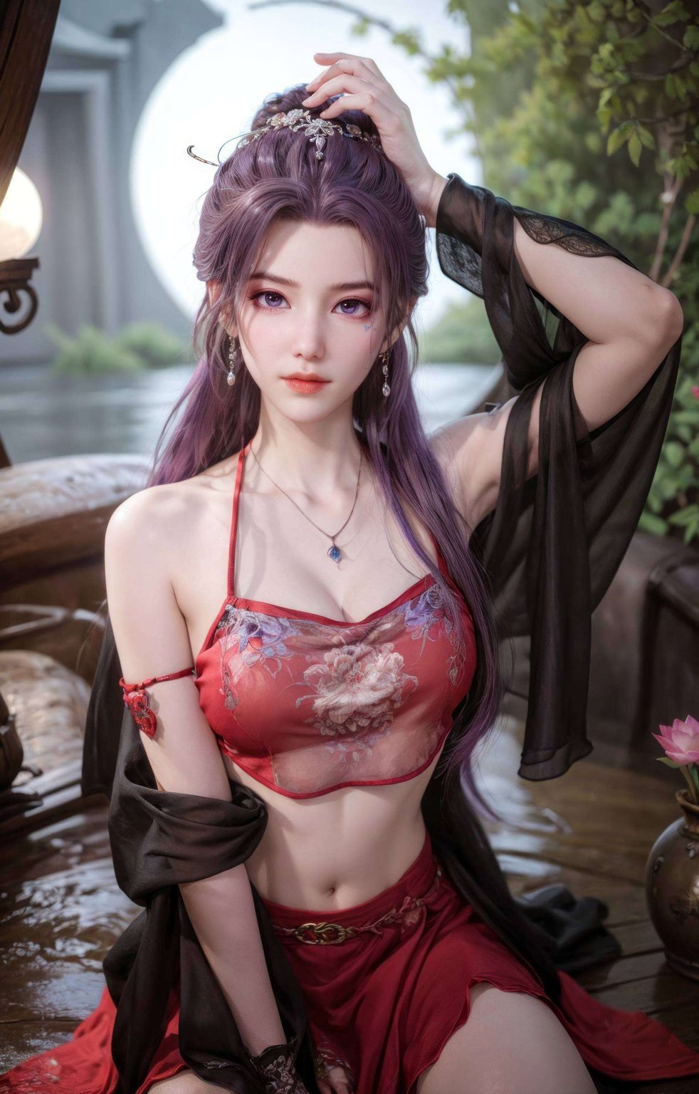 师兄携手云霄壁纸世界里的玄幻之美