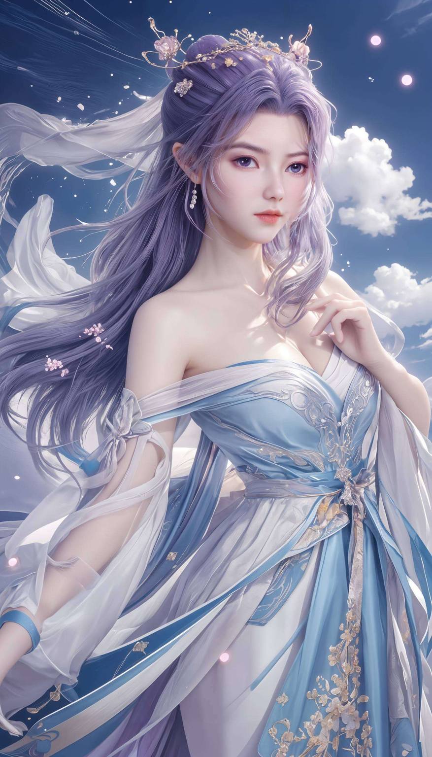 师兄啊师兄的英勇身影搭配云霄的奇幻风光