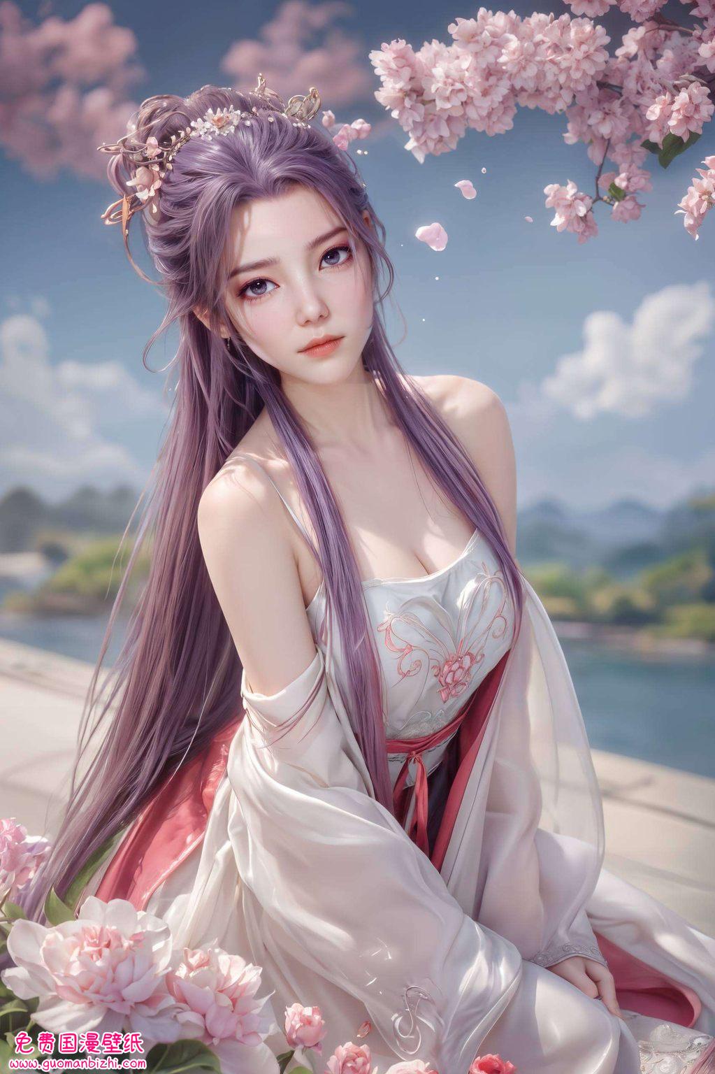 瞧瞧那国漫女神的飘逸长发各位眼福不浅啦！今天给大家介绍一款紫色壁纸界的“护眼神器”——师兄啊师兄的云霄旧建模高清壁纸！这可是专为那些既爱国漫又追求视觉盛宴的同学们量身定制的
