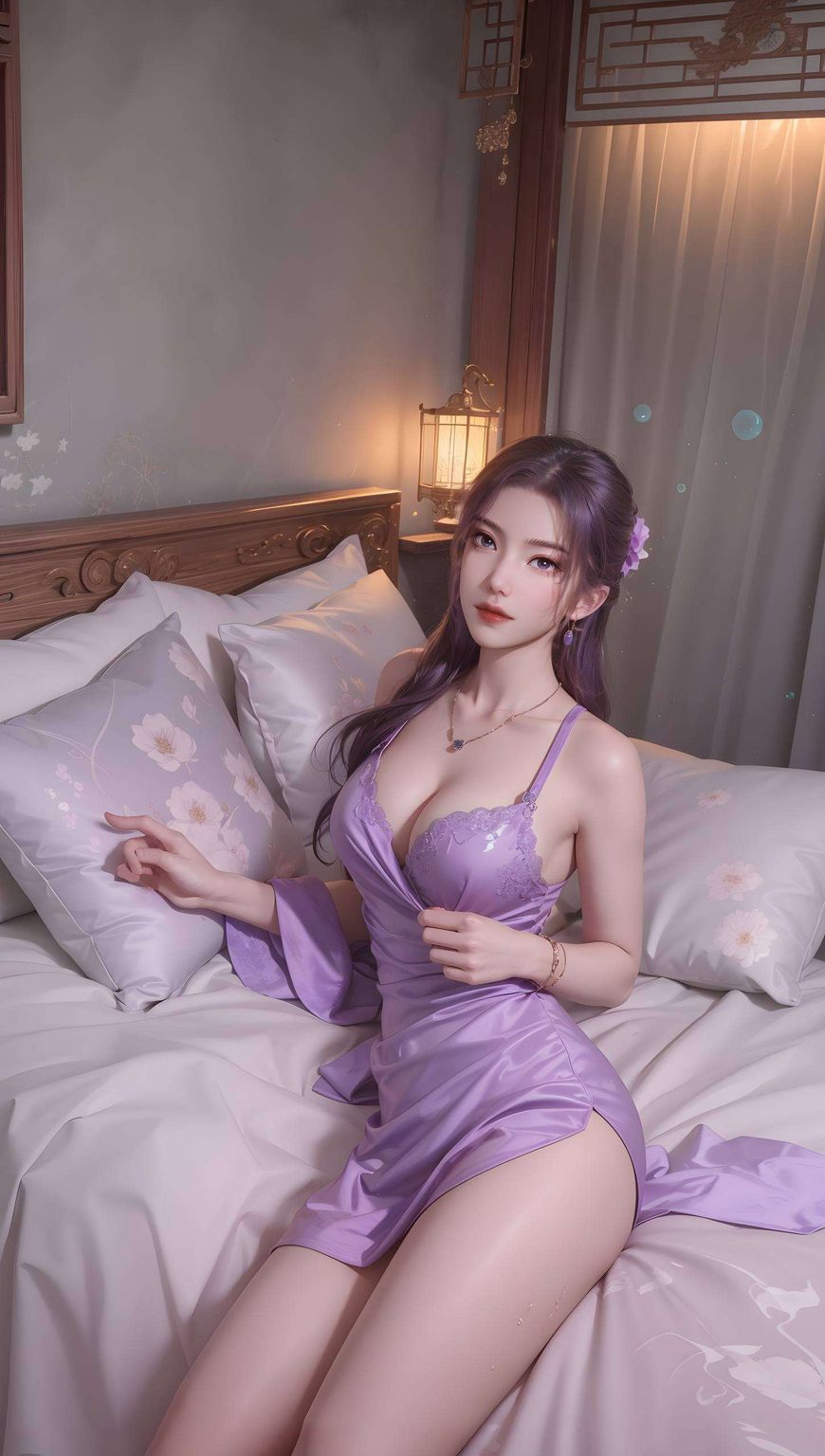 绚烂的玄幻元素与国漫美女的细腻笔触交织动漫女神的灵动眼神