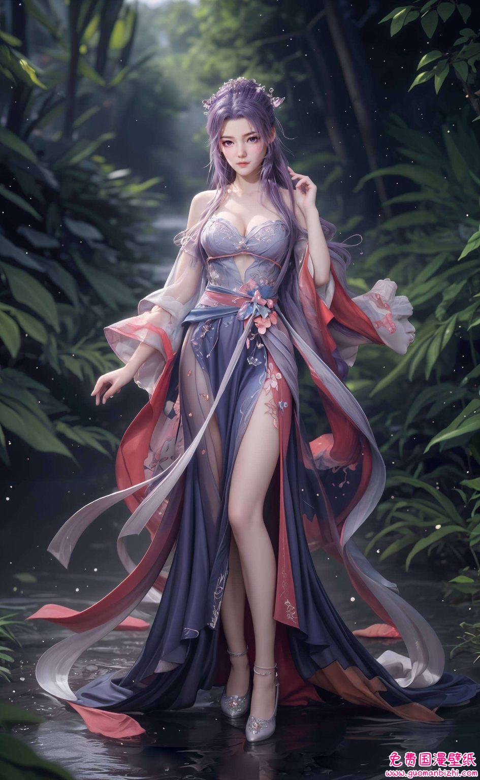 每一帧都如诗如画国漫美女们的风采在壁纸间流转