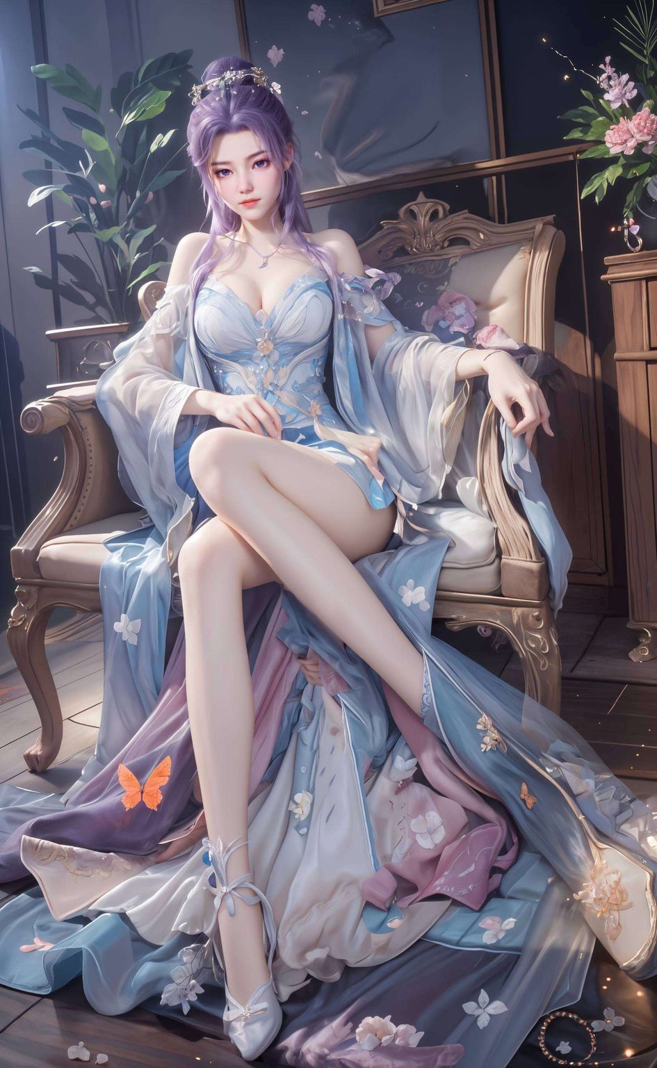 在绚烂的动漫世界中一幅师兄啊师兄与云霄护士的唯美壁纸
