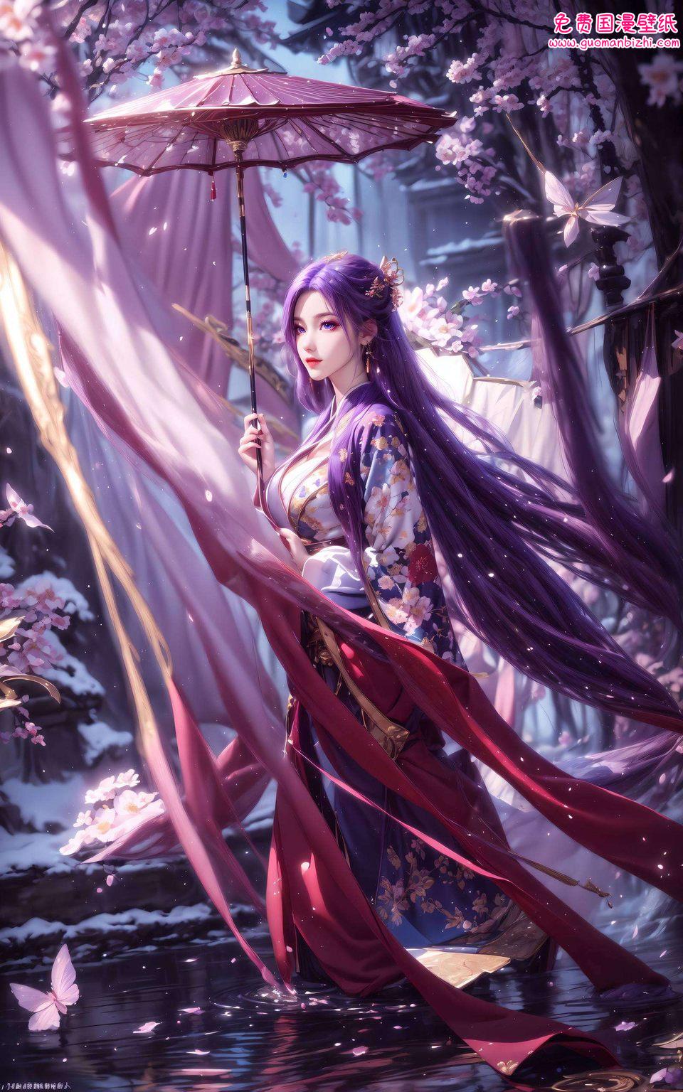 一幅幅高清动漫壁纸让人陶醉于国漫世界的玄幻意境之中