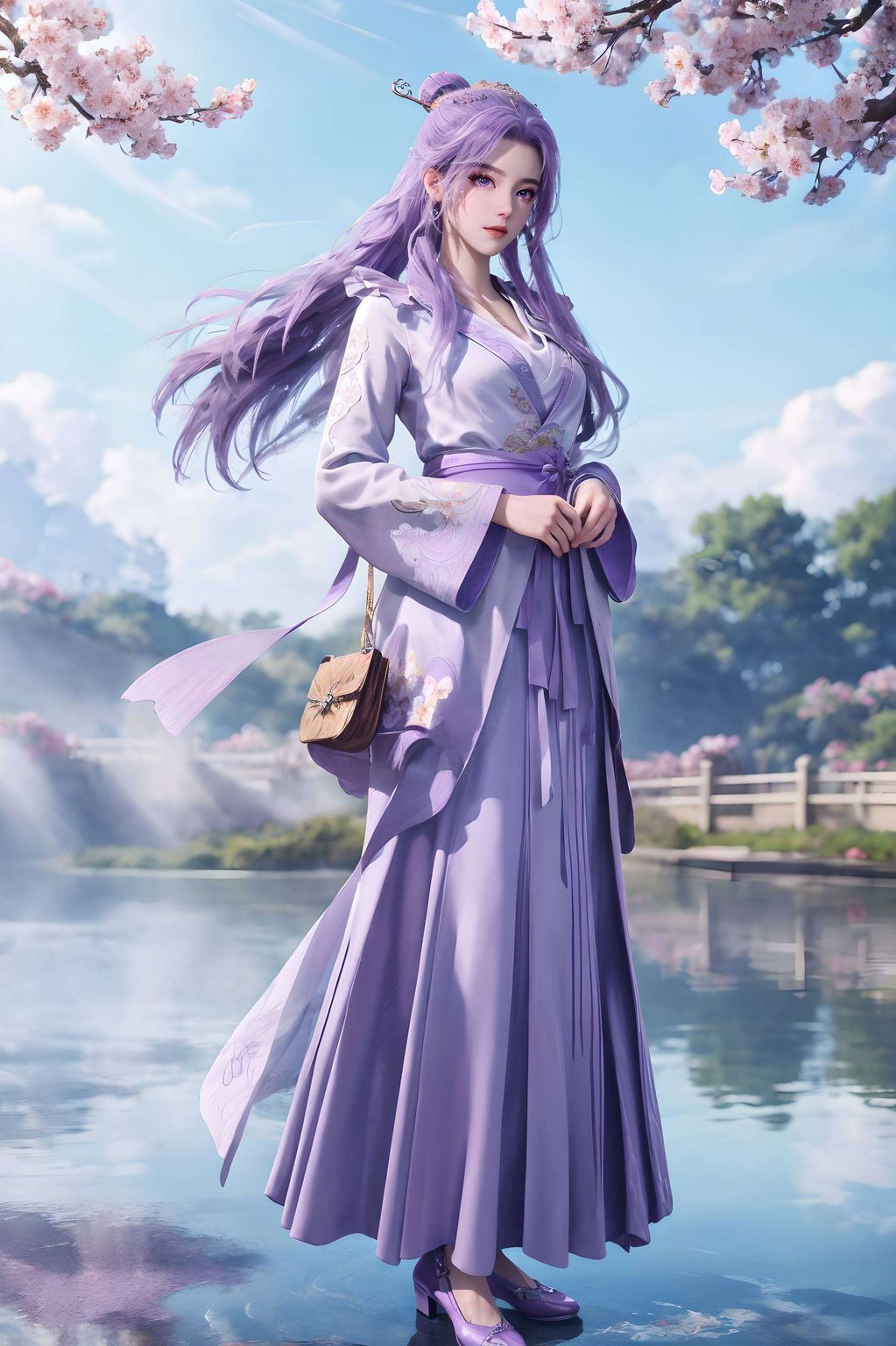 画面中的苹果女神这幅师兄啊师兄云霄壁纸犹如一抹清新的春风