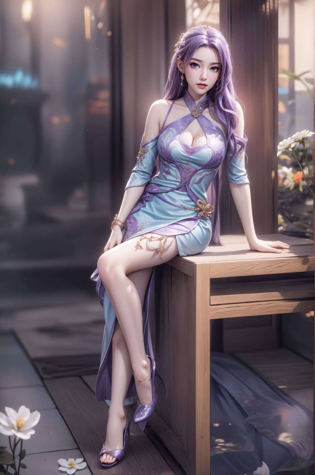 一幕玄幻世界跃然眼前双屏设置下