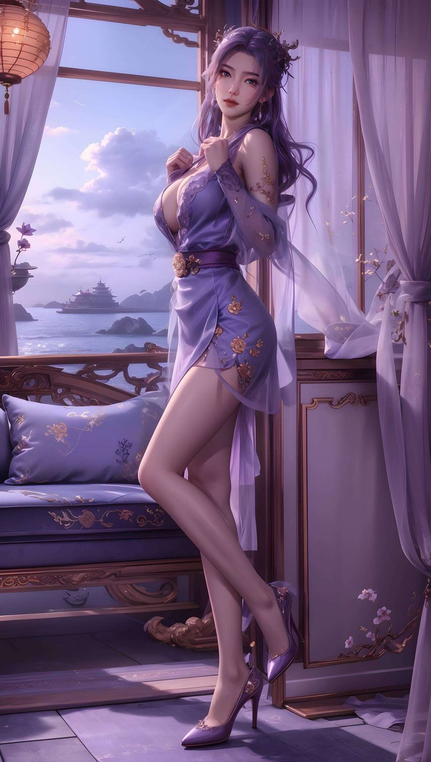 一个个美得不要不要的来看看这款“师兄啊师兄云霄AI绘画壁纸”吧！这可是国漫界的颜值担当