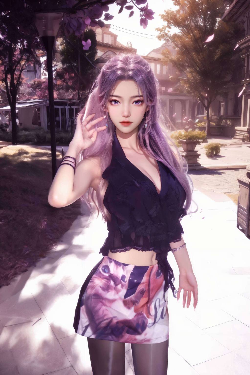 无论是云霄之上的翩翩起舞绚烂的玄幻色彩