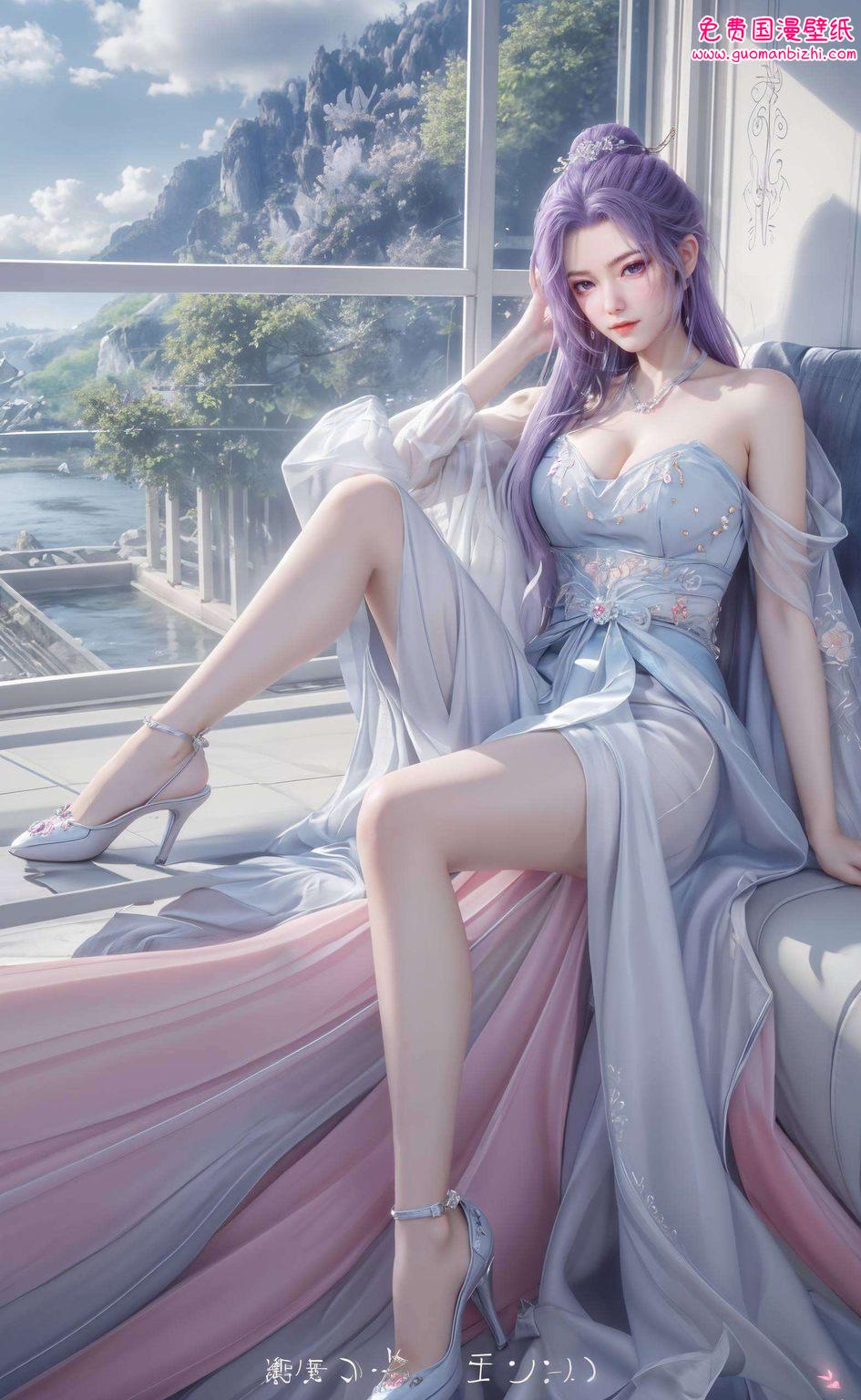 师兄啊师兄映衬着国漫女神们的婉约之美