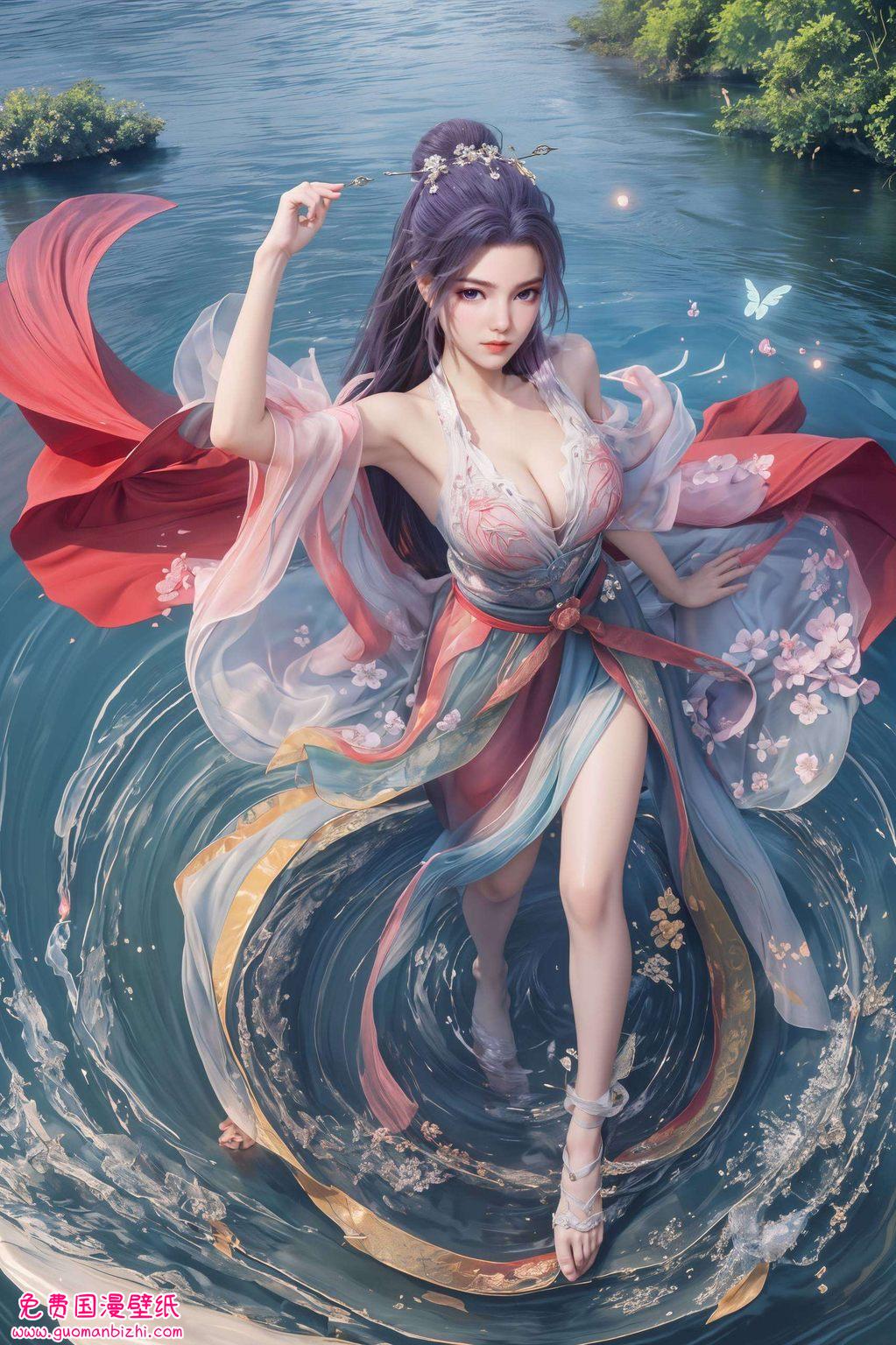 在这炫彩斑斓的壁纸世界里都仿佛诉说着国漫女神们的传奇故事