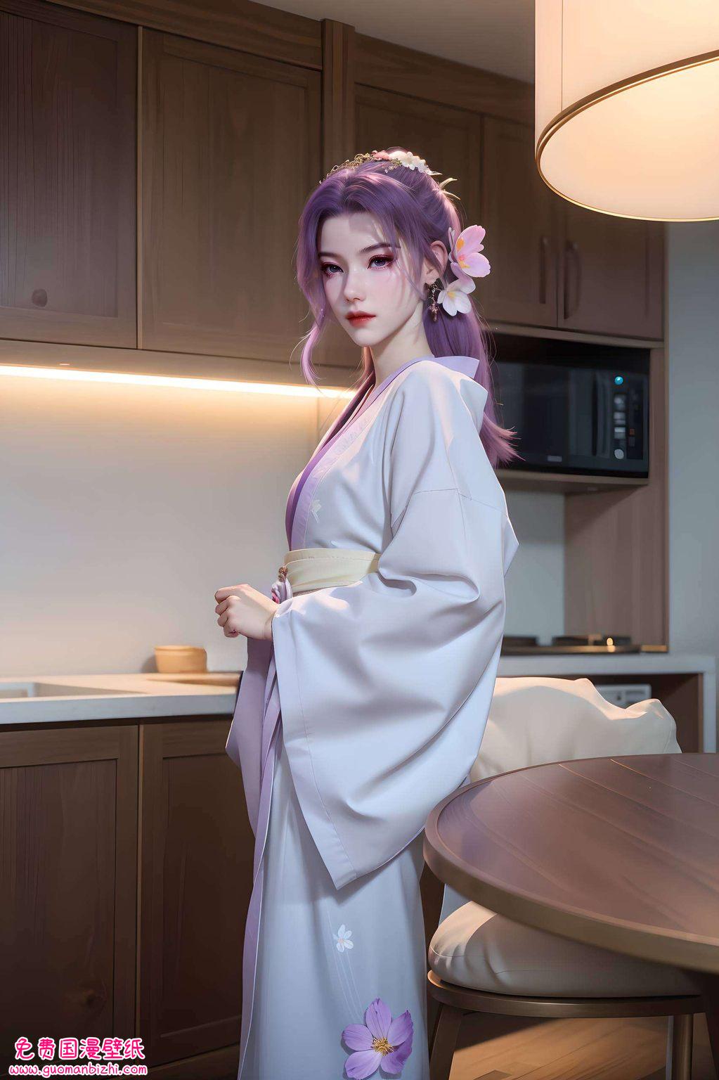 让你的手机瞬间变身国漫女神的秀场！这位师兄不仅颜值爆表1920x1080的完美分辨率