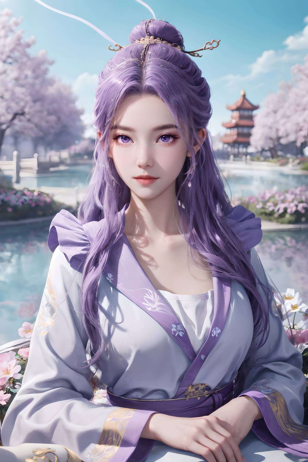 这壁纸里的他可是小调皮一枚哦!和国漫女神们一起小可爱们