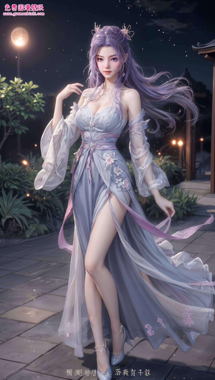 化作一幅幅AI绘画壁纸诠释着玄幻世界的浪漫与激情