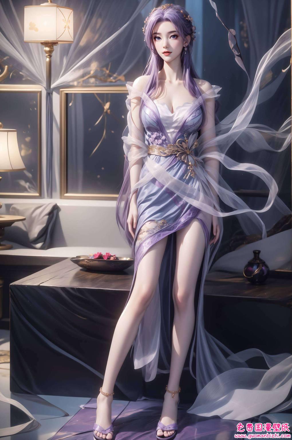 小可爱们还在等什么呢？快把这款国漫美女壁纸带回家吧！