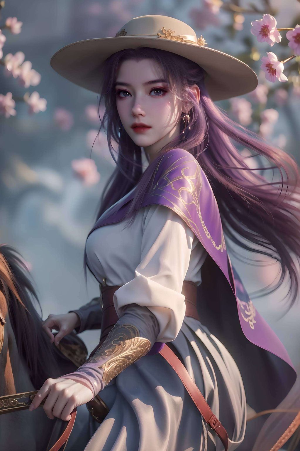 都是国漫女神们的倩影流转在古风漫画的画卷中