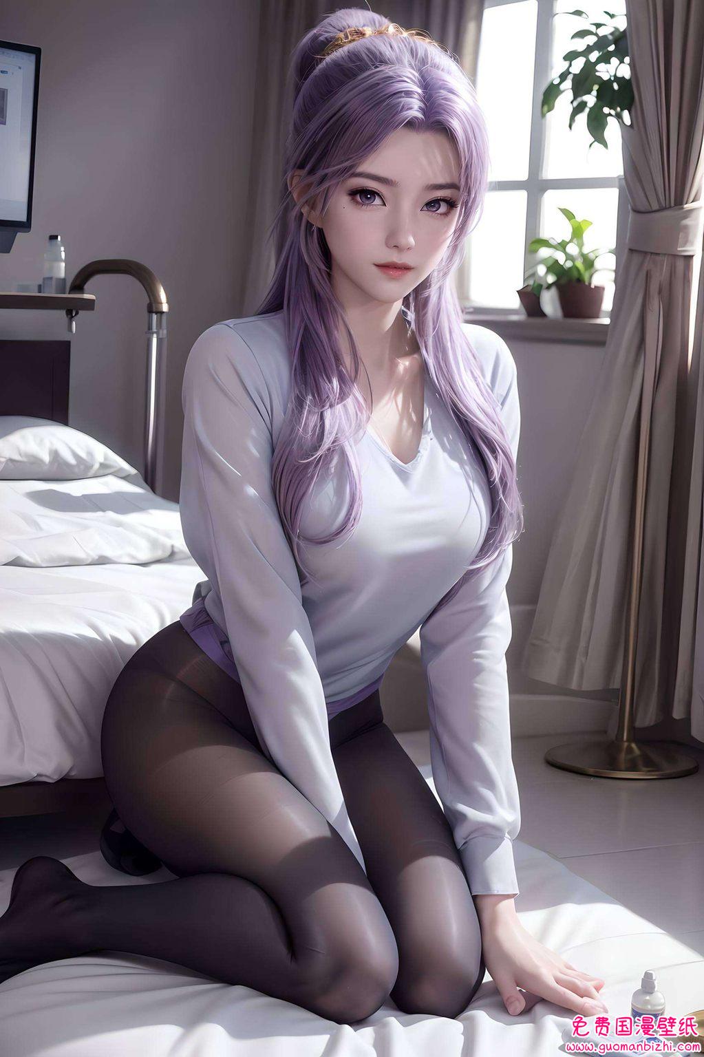 每一寸壁纸都散发着国漫美女的独特魅力一幅炫彩的壁纸静静绽放