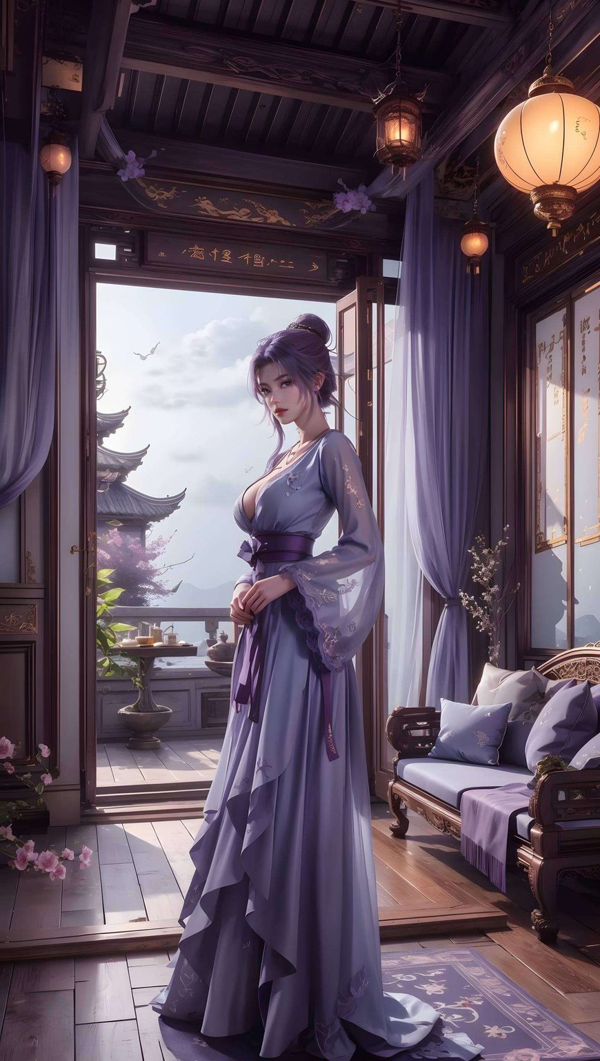 那云霄之上的壁纸映照着无数动漫迷的心