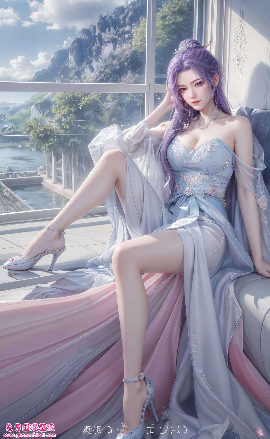 用玄幻的笔触绘制出令人心动的画面她们不仅是动漫中的女神