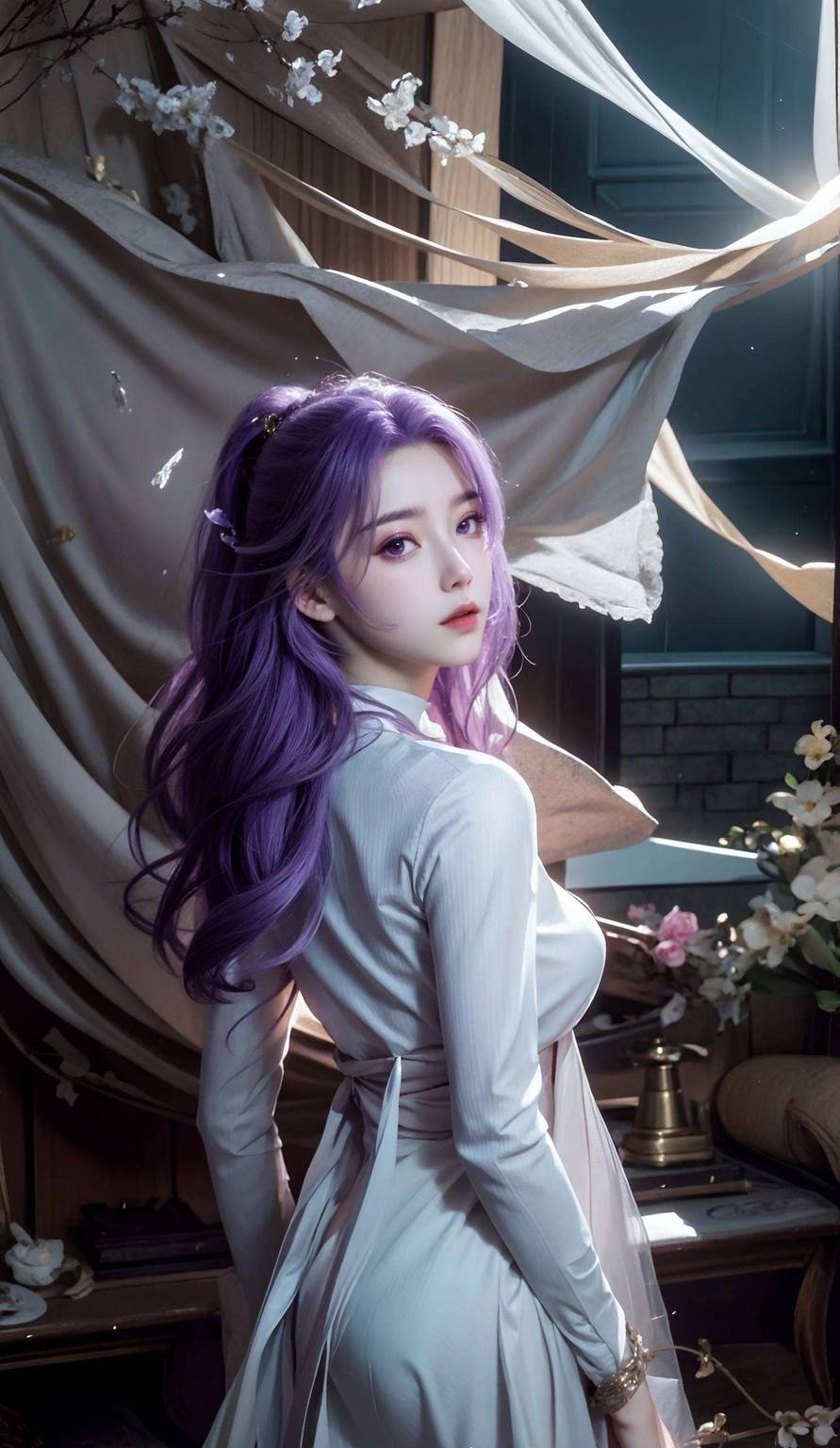 小可爱们融合了国漫女神的柔美与玄幻的神秘