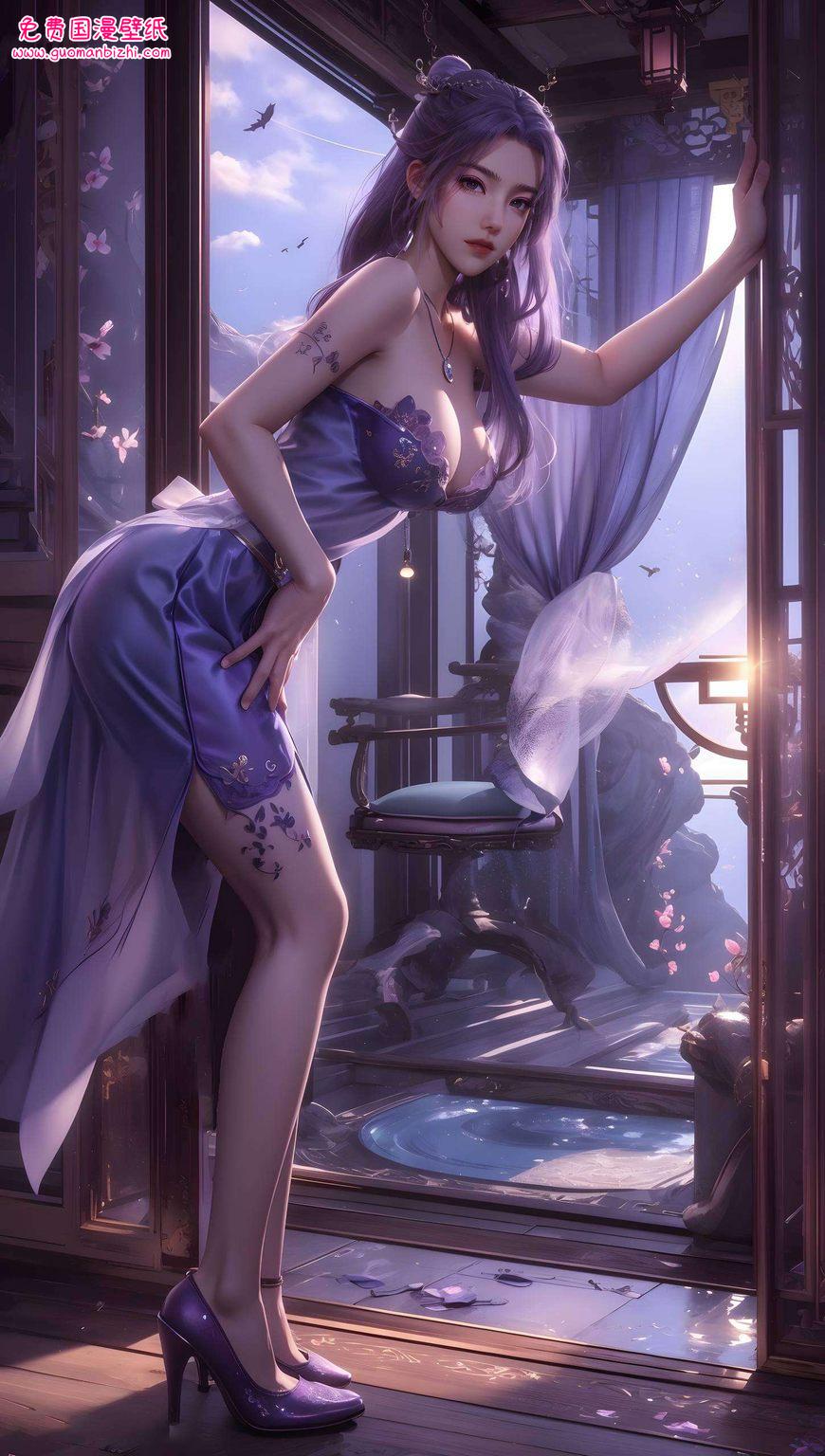 美艳不可方物令人眼前一亮