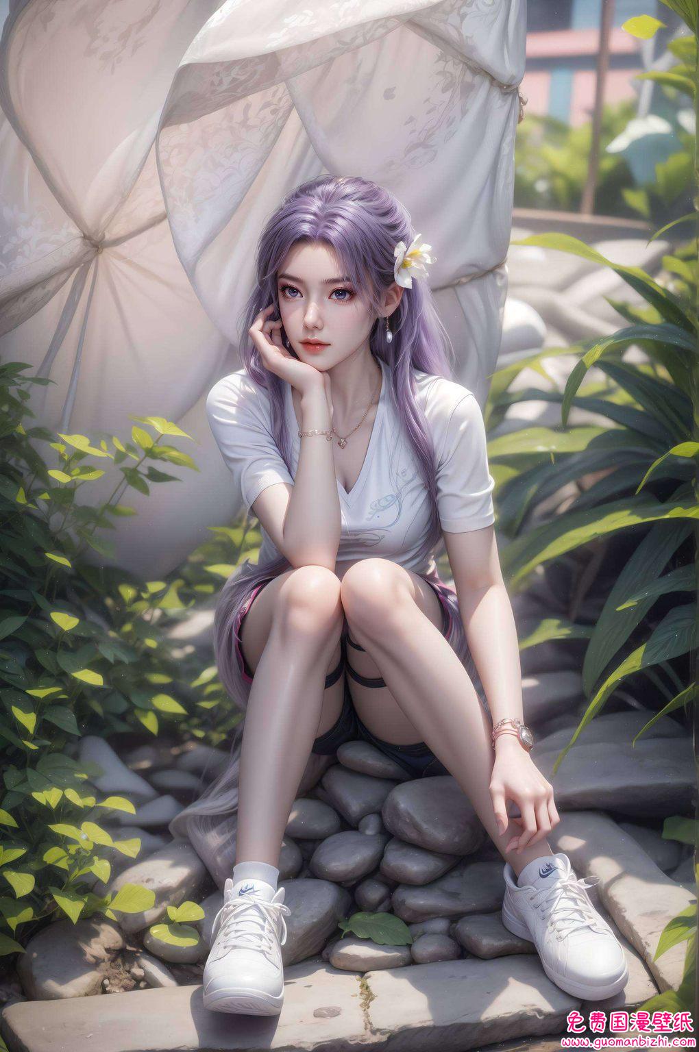 国漫美女婉约如画融合幻境玄幻