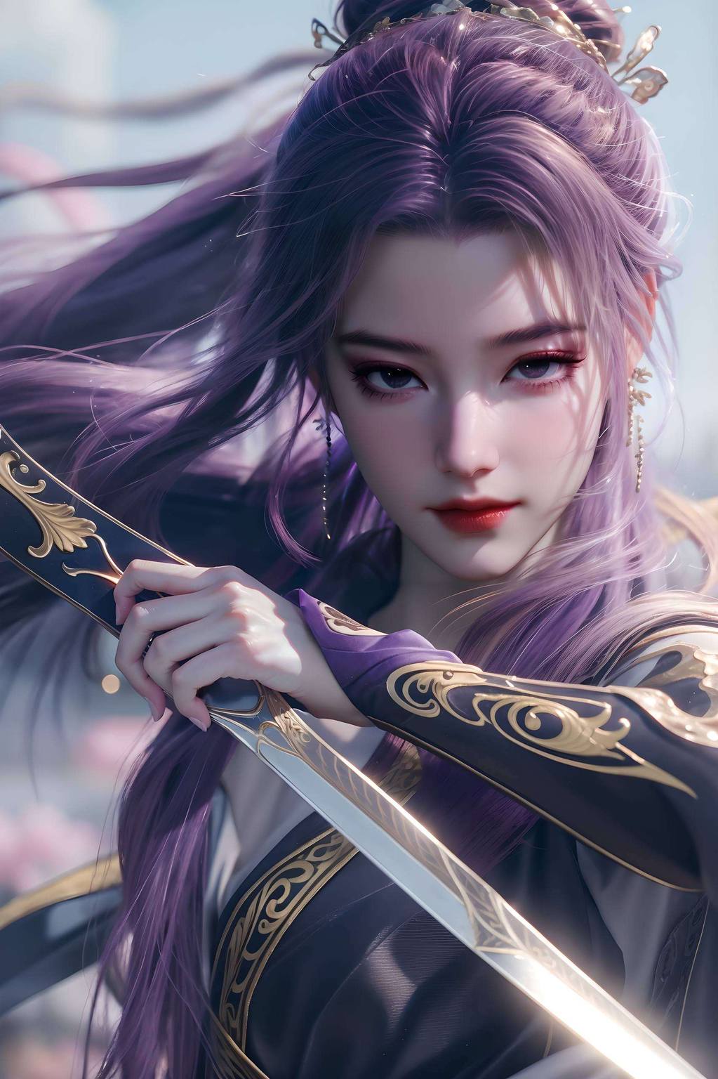 在这五彩斑斓的世界里她们的笑靥如花