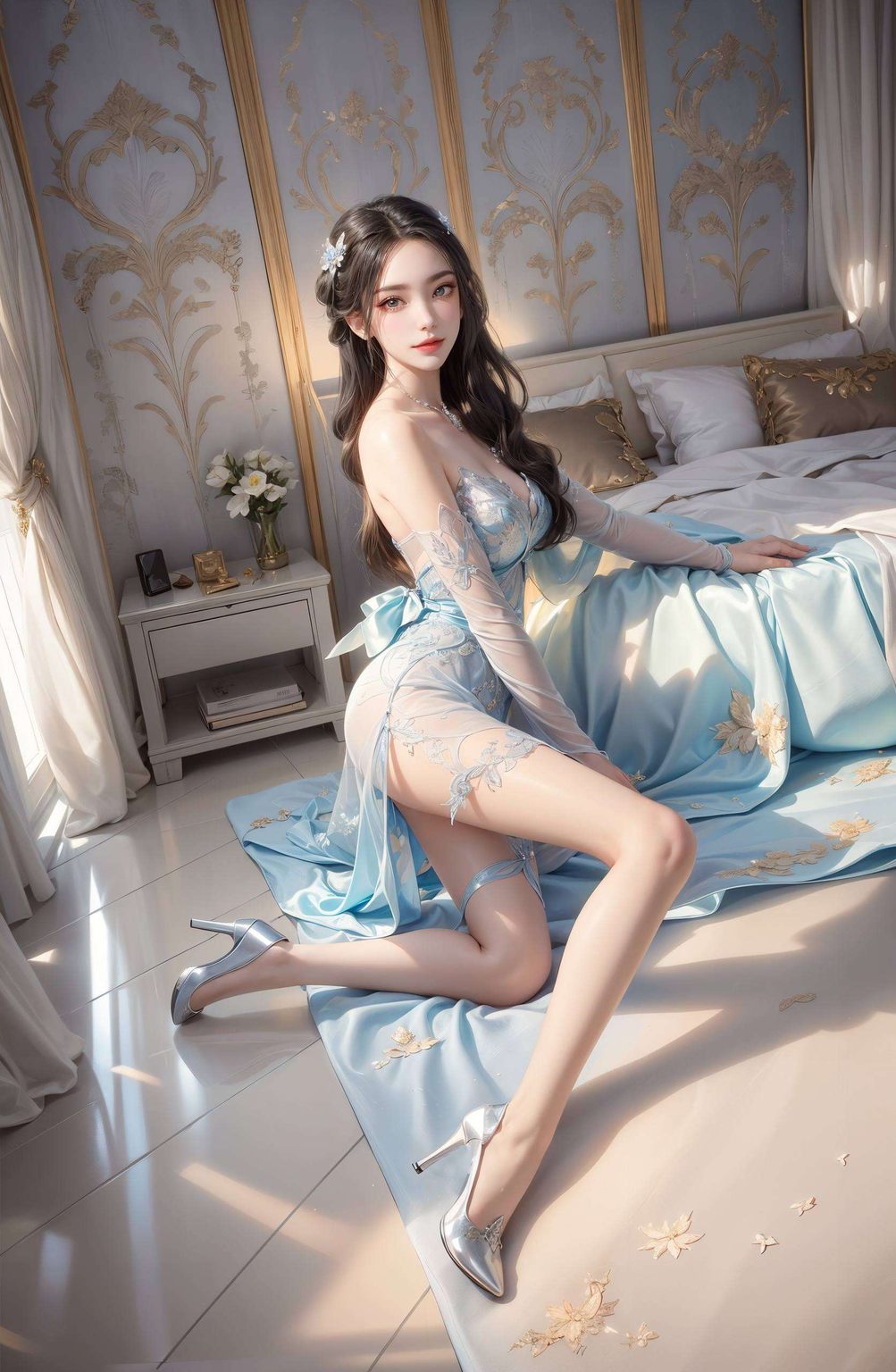 而这张焰灵姬闭眼的壁纸如同天行九歌中的经典瞬间